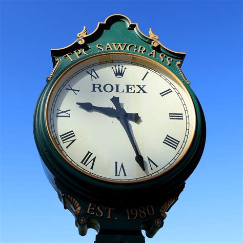 golf rolex clock|rolex clock at golf courses.